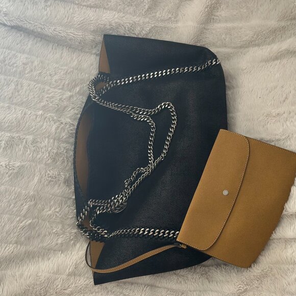 Stella McCartney Large Reversible Falabella tote in Black - Picture 10 of 16